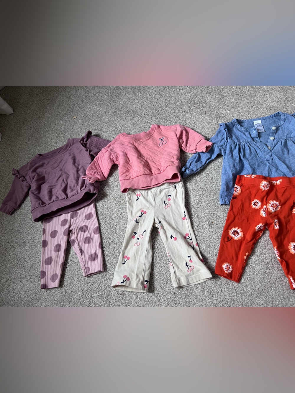 Baby girl bundle sets